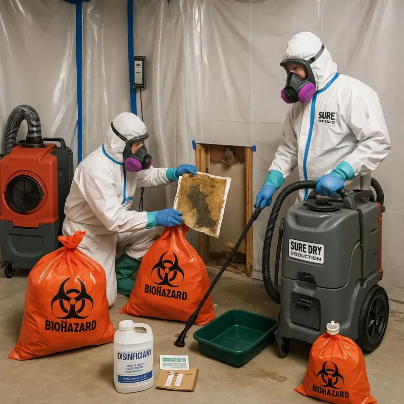 Contaminated Water Handling Protocols process in Mountain View Acres, CA